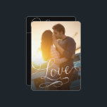 Save The Date Modern Script Love Romantic Photo Enregistrer La D<br><div class="desc">Conçu par fat*fa*tin. Facile à customiser avec votre propre texte,  photo ou image. Pour des demandes personnalisées,  veuillez contacter fat*fa*tin directement. Des frais personnalisés s'appliquent. www.zazzle.com/fat_fa_tin www.zazzle.com/color_therapy www.zazzle.com/fatfatin_blue_knot www.zazzle.com/fatfatin_red_knot www.zazzle.com/fatfatin_mini_me www.zazzle.com/fatfatin_box www.zazzle.com/fatfatin_design www.zazzle.com/fatfatin_ink</div>