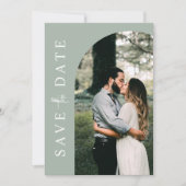 Save The Date Modern Simple Photo Wedding Enregistrer la date (Devant)