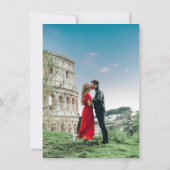 Save The Date Modern Two Photo Wedding Sauvez la date (Dos)