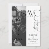 Save The Date Modern  Wedding Photo (Devant)