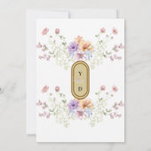 Save The Date Modern wildflowers spring wedding (Dos)