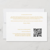 Save The Date Moderne 2 Photos Multi & 2 Coeurs de dentelle Blan (Dos)