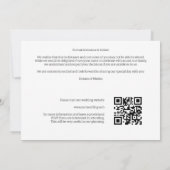 Save The Date Moderne 2 Photos Multi & 2 Coeurs de dentelle Blan (Dos)