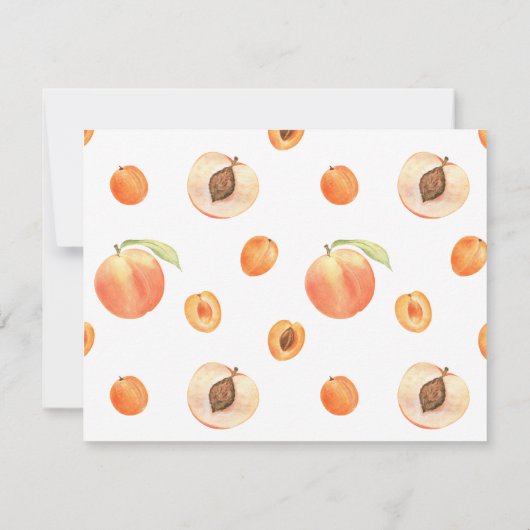 Save The Date Moderne Abstrait Peach Fuzz Graduation (Dos)