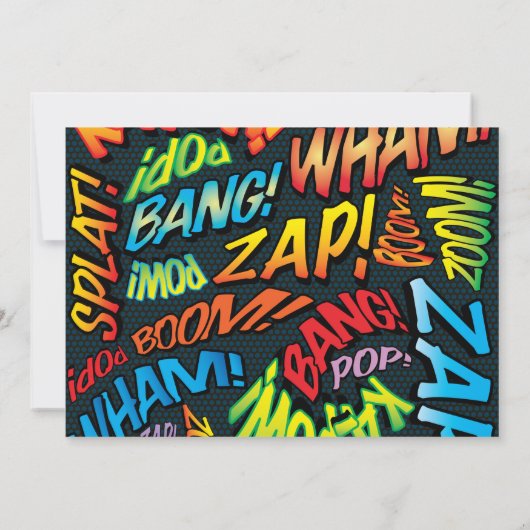 Save The Date Moderne Amusement Changement de date Amusement rep (Dos)