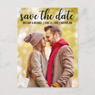 Save the date   Moderne bekendmaking Verloving Briefkaart