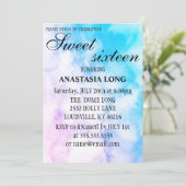 Save The Date Moderne, Bleu Enregistrer La Date (Debout devant)