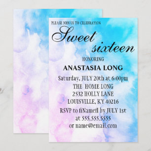 Save The Date Moderne, Bleu Enregistrer La Date