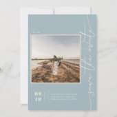 Save The Date Moderne Boho Désert | Enregistrer la date de la ph (Devant)