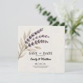 Save The Date Moderne Boho Designer Enregistrer La Date (Debout devant)
