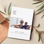 Save The Date Moderne Clean City Wedding Enregistrer la date