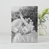 Save The Date Moderne, élégant et classique Appartement Enregist (Debout devant)
