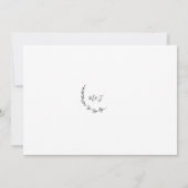 Save The Date Moderne Enregistrer La Date Poudre Bleu (Dos)