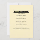 Save The Date Moderne Mariage Drôle Gateau Gratuit Fausse Feuill (Dos)