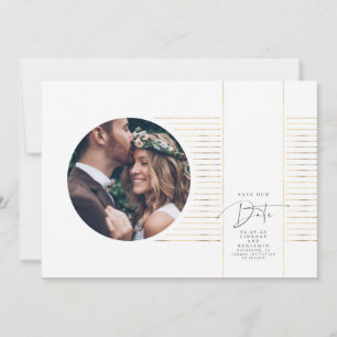 Save The Date Moderne Minimal Delicate Enregistrer La Photo Date