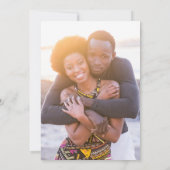 Save The Date Moderne Minimal Sage Vert Économisez La Date Invit (Dos)