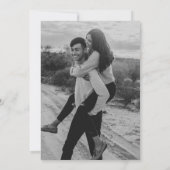 Save The Date Moderne minimal String Lights Photo Enregistrer la (Dos)