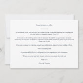 Save The Date Moderne Nous faisons Calligraphie 3 Photos Collage (Dos)