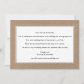 Save The Date Moderne Simple 2 Photo Enregistrer La Nouvelle Car (Dos)