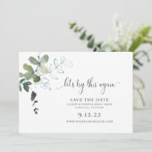 Save The Date Moderne verdure Changer la date Mariage Enregistre (Debout devant)