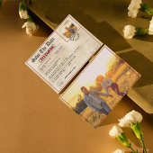 Save The Date Modifiable Rustique Photo de style ancien