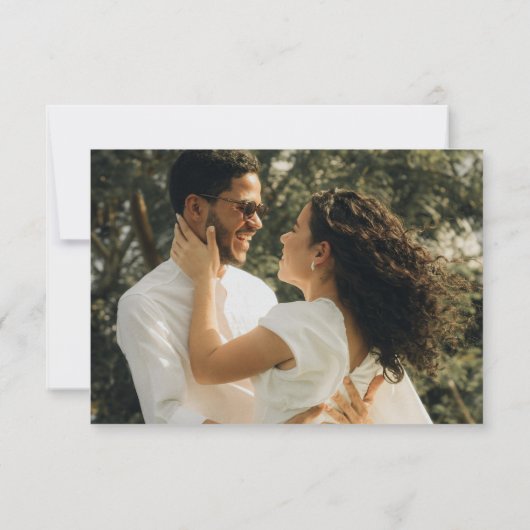 Save The Date Modification de l'événement mariage enregistrer la (Dos)