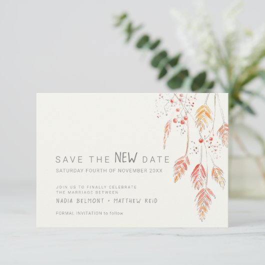 Save The Date modification de l'événement mariage enregistrer la (Debout devant)