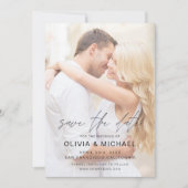 Save The Date Modifier Enregistrer la date Photo Mariage (Devant)