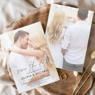 Save The Date Modifier Enregistrer la date Photo Mariage