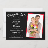 Save The Date Modifier la date Ajouter Mariage photo reportée no (Devant)