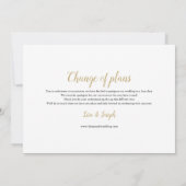 Save The Date Modifier la date d'annulation Mettre à jour l'hive (Dos)