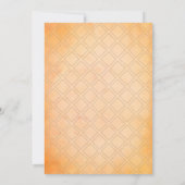 Save The Date Modifier la date de report du parchemin orange par (Dos)