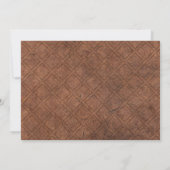 Save The Date Modifier la date Mariage photo - Parchemin Brown f (Dos)