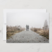 Save The Date Modifier La Date Photo Pampas Reportée La Date (Dos)