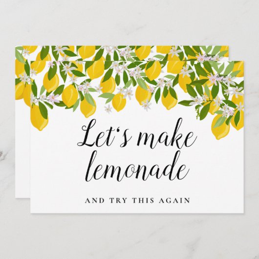 Save The Date Modifier la date reportée Annulation de l'événemen (Devant / Derrière)