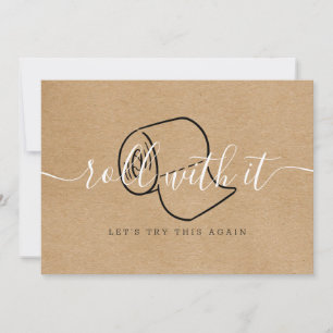 Save The Date Modifier la date reportée Annulé Rustic Boho