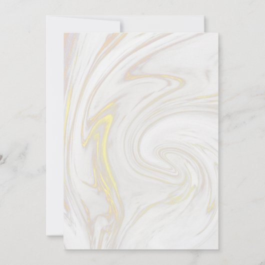 Save The Date Modifier la date Verdure Feuille marbre Swirl (Dos)