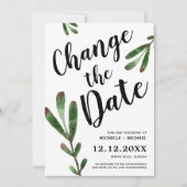 Save The Date Modifier Le Report Mariage Date (Devant)