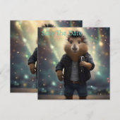 Save The Date "Mohawk Capybara : Faire bouger la rivière !" (Devant / Derrière)