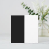 Save The Date moitié blanc noir moitié noir moitié noir blanc (Debout devant)