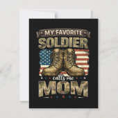 Save The Date Mon soldat préféré m'appelle maman (Devant)