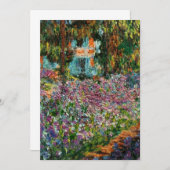 Save The Date Monet Le jardin de l'artiste à Giverny (Devant / Derrière)