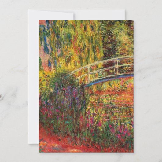 Save The Date Monet Water Lily Pond et Water Irises (Devant)