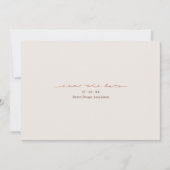 Save The Date Monogramme croix mariage chrétien (Devant)