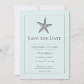 Save The Date Monogramme de poisson d'eau douce (Devant)