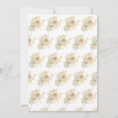 Save The Date Monogramme Or Nom Mariage Initial Enregistrer La D (Dos)