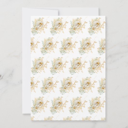 Save The Date Monogramme Or Nom Mariage Initial Enregistrer La D (Dos)