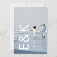 Monogramme photo blanc ultra moderne