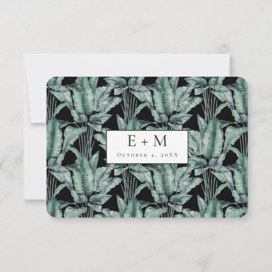 Save The Date Monstère Tropicale Enregistrer La Date (Dos)