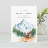 Save The Date Montagne branchée (Debout devant)